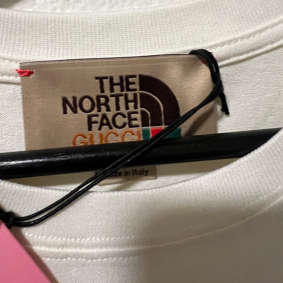 GUCCI X NORTH FACE WHITE TSHIRT SIZE XS - Picture 5 of 9